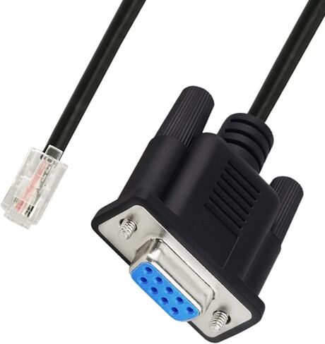 كابل وحدة تحكم بمنفذ RJ9 4P4C بطول 180 سم إلى DB9Pin RS232 لأجهزة الشبكات والمزيد من أسلاك الشبكات in Kuwait