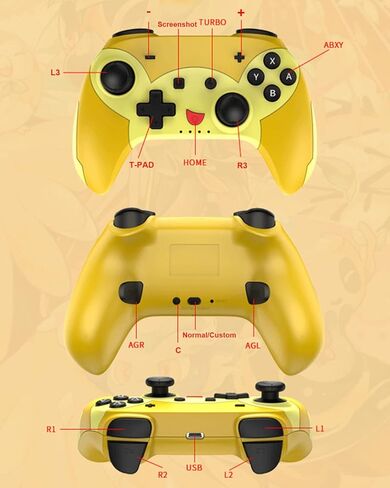 Joso Mobile Game Controller for iPhone iPad, Direct Play, Bluetooth Gaming Gamepad Joystick Works with Most iOS, iPad, MFi Games, Call of Duty Mobile(COD), Genshin Impact, Asphalt 9, Real Racing 3 in Kuwait