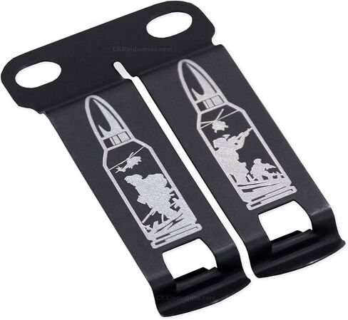 Monoblock Gear Belt Clips - (fits Belts up to 1.75 inches) - Inside-The-Waistband/IWB Customized Fit Concealed Carry Holster Mounting Attachments in Saudi Arabia