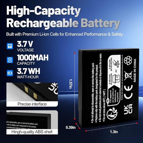 5 Pack Battery Replacement for Eartec Hub Systems HUB Ultralite - LX600LI Battery (3.7V, 810mAh, Li-ion) in Kuwait