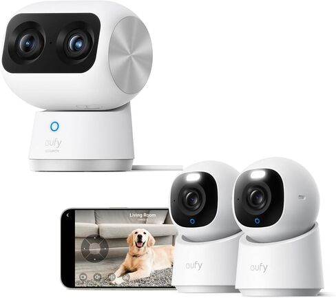 eufy Security Indoor Cam E30 طقم كاميرتين وكاميرا داخلية S350 (حزمة) in Kuwait