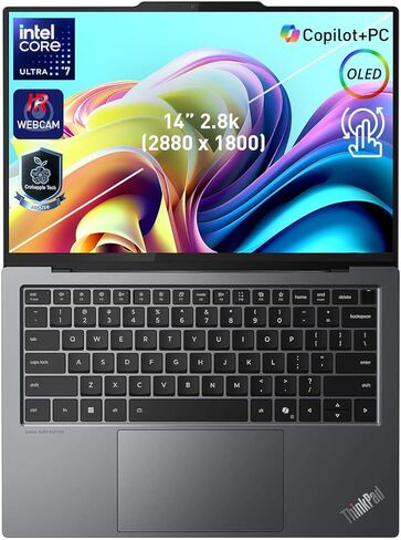LENOVO ThinkPad X9-14 Aura Edition Touchscreen Business Laptop, 14" WQXGA 2880*1800 120Hz Display, Intel Core Ultra 7 258V (NPU Up to 48TOPS), 32GB + 1TB SSD, Wi-Fi 7, Backlit Keyboard, Windows 11 Pro in Kuwait