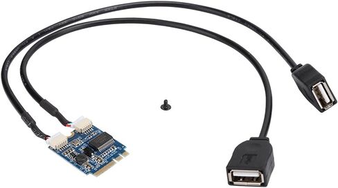 M.2 NGFF to USB Riser Card Converter Cable with Dual USB2.0 Ports, Perfect for M.2 Key AE Interface, Ideal for Win7/for 32-bit/64-bit Desktops in Kuwait