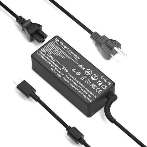 شاحن USB C بقدرة 65 واط متوافق مع Lenovo Yoga 7 7i 7x Pro 7 9 9i Aura Edition 2 في 1 14 15 16 بوصة متوافق مع Lenovo Ideapad Slim 3 5 الكمبيوتر المحمول Intel AMD Snapdragon Models Type C محول الطاقة in Kuwait