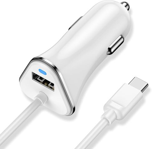 Pixel 10a 10 Pro XL Car Charger for Google Pixel 10, 10 Pro, 10 Pro Fold, 3.4A Fast Car Charger Adapter with USB C 3FT Cable for 9, 9 Pro XL Fold, 8 7 6 Pro 5 4 3 2 XL 9a 8a 7a 6a 5a 4a 3a in Kuwait