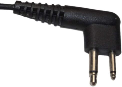 HQRP 4-Pack D Shape Earpiece Headset PTT Mic Compatible with Bearcom Radio Devices BC10 / BC20 / BC90 / BC95 / BC120 / BC130 / Black Box/Black Box Plus in Kuwait