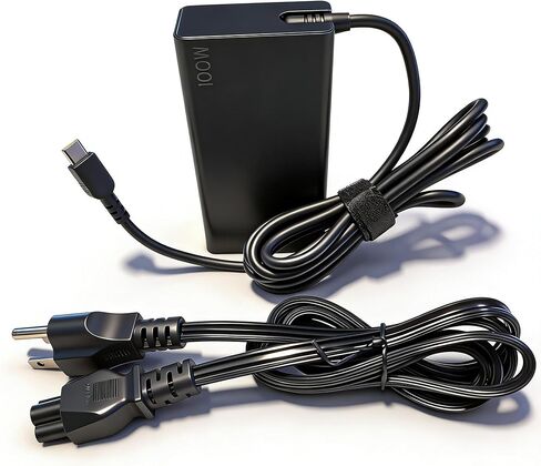 100W USB Type-C Laptop Charger 20V 5A AC Adapter Compatible with Lenovo Legion Go S Yoga Pro 9i Slim 7 9 IdeaPad Pro 5 7 9 ThinkBook 14 16 14p ThinkPad P16s T16 T15 E16 E14 L15 in Kuwait