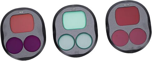 Vikye ND/CPL Filter Set Compatible with 4 Pro Drone, 3 Pack ND8 ND16 CPL Adjustable Circular Polarizing Multi Coated HD Optical Glass in Kuwait