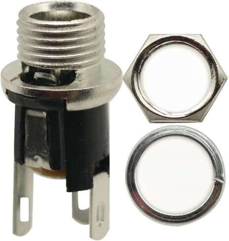10 قطعة 3-Pin DC-021 5.5x2.1 مللي متر تيار مستمر مقبس متفرع التيار الكهربائي أنثى لوحة جبل موصل ، تيار مستمر مقبس متفرع الطاقة in Kuwait