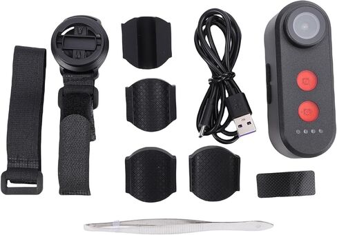 Yoidesu Bike Camera with Tail Light, 1080P Cycling Dash Cam Front Rear View Recorder with 140 Wide Angle, IPX6, 5000mAh Battery, Loop Recording for Outdoor Cycling in Kuwait