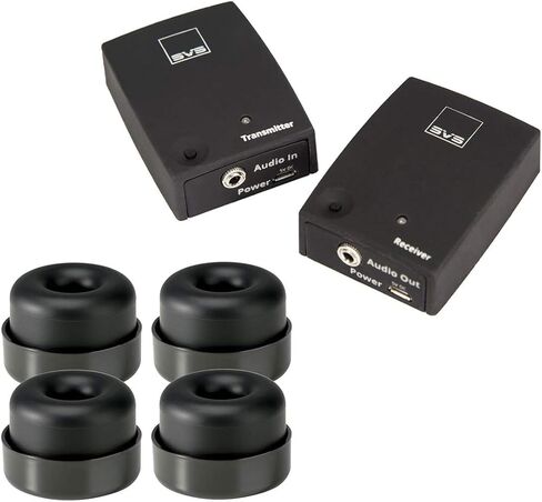 حزمة محول الصوت اللاسلكي SVS SoundPath مع نظام عزل مضخم الصوت (4 عبوات) in Kuwait