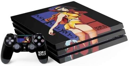 ملصق Skinit المخصص للألعاب متوافق مع حزمة PS4 Pro - تصميم Cowboy Bebop Faye Valentine المرخص رسميًا in Kuwait