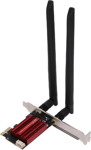 بطاقة واي فاي SUNGOOYUE 1200Mbps PCIe، محول شبكة لاسلكي ثنائي النطاق 2.4 جيجا هرتز 5 جيجا هرتز مع بلوتوث 4.0، للكمبيوتر المكتبي OS X in Kuwait
