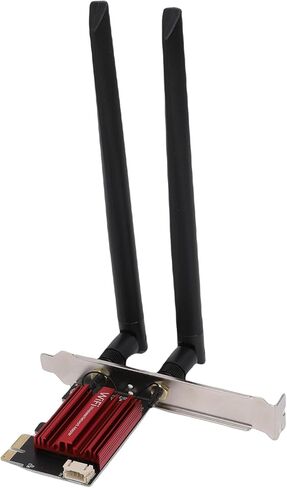 بطاقة واي فاي SUNGOOYUE 1200Mbps PCIe، محول شبكة لاسلكي ثنائي النطاق 2.4 جيجا هرتز 5 جيجا هرتز مع بلوتوث 4.0، للكمبيوتر المكتبي OS X in Kuwait