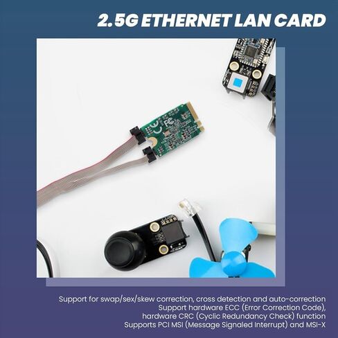 M.2 A + E Key 2.5G Ethernet LAN Card RTL8125B شبكة التحكم الصناعية PCI Express محول in Kuwait