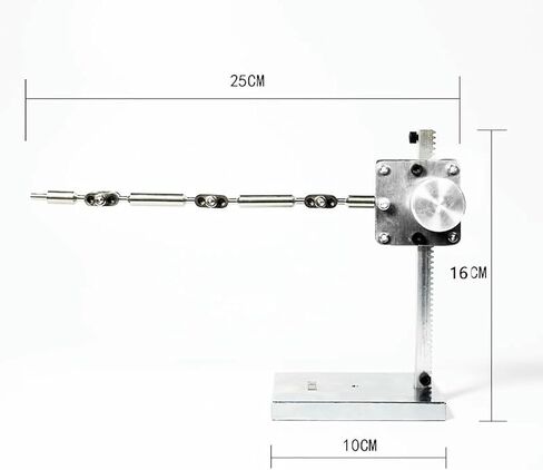 DIY Stop Motion Armature Kit – Stainless Steel Rig Arm with 5 Connectors, Support for Character Movement, 25cm Arm Length, 16cm Rail,for Stop Motion Animation- in Kuwait