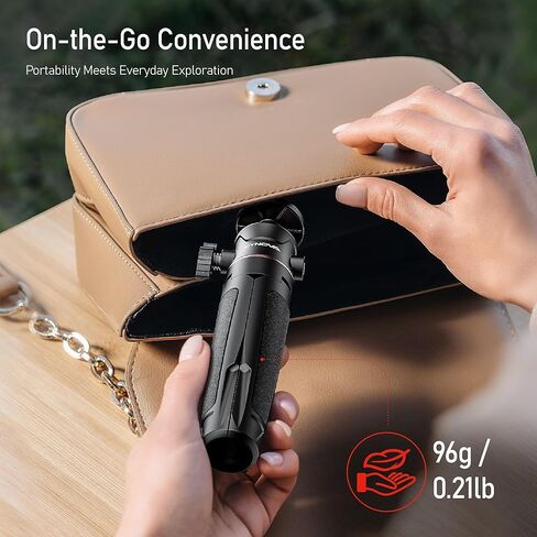 CYNOVA Mini Extension Pole Tripod with Phone Holder, 3-in-1 Handheld Tripod Selfie Stick, All-in-One Kit for Smartphones, Compact Cameras & Action Cameras, Lightweight for Vlogging & Travel in Kuwait