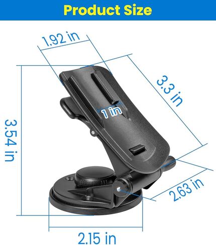 010-11031-00 Marine Mount Compatible with Garmin Colorado Series Handhelds - Universal Adjustable Mounting Bracket for Handheld GPS Navigator Devices | Boat, ATV & Vehicle Dashboard Compatible in Kuwait