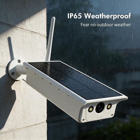 Solar Security Camera Outdoor Wireless WiFi, No Subscription,Built in SD,AI Detect and Hi-Perf Battery, Reliable Below -10°C for Outdoor Surveillance. Solar Powered Home Security Cameras in Kuwait