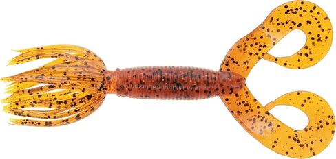 Yamamoto 5" Double Tail Hula GRUB FIRE Craw (10 Pack) in Kuwait