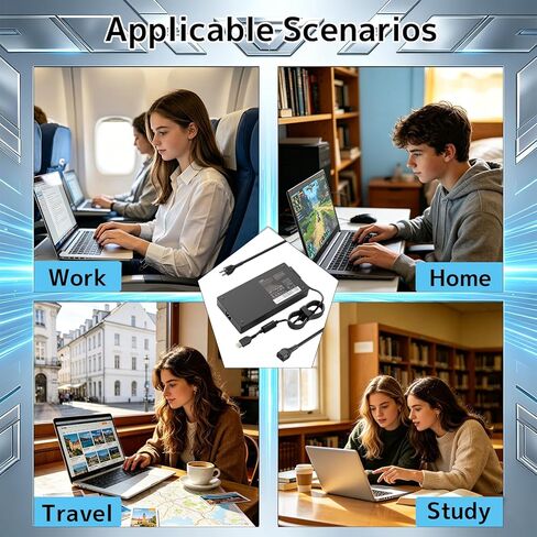 شاحن كمبيوتر محمول 230 واط مناسب لجهاز Lenovo Legion 5 5P 7 C7 S7 Y540 Y730 Y900 14APH8 15IRX9 16IRH8 Thinkpad P1 P16 P72 ThinkBook IdeaPad Pro 5 16IMH9 ADL230SCC3A 02DL144 محول تيار متردد سلك إمداد الطاقة in Kuwait