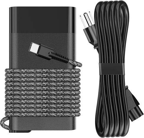 New 65W USB C Laptop Charger Type C Compatible with HP Envy X360, Spectre x360, Elitebook, Pavilion, Elite x2, OmniBook, ProBook, Zbook - Slim Travel Ac Adapter in Kuwait