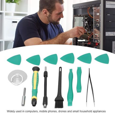 Electronics Screwdriver Set, Accurate Repair Tool Kit with Multi Bits, Vanadium Steel - Wear, Complete Accessories, Ideal for Computer and Mobile Phone Maintenance in Kuwait