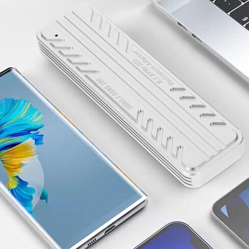 محول USB-c من سبائك الألومنيوم Nvme SSD متوافق مع حافظة Pcie خارجية Ssds عالية السرعة مع تصميم مدمج in Kuwait