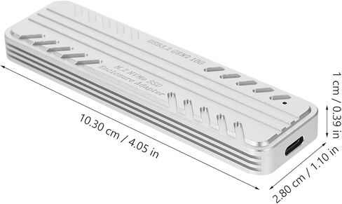 محول USB-c من سبائك الألومنيوم Nvme SSD متوافق مع حافظة Pcie خارجية Ssds عالية السرعة مع تصميم مدمج in Kuwait