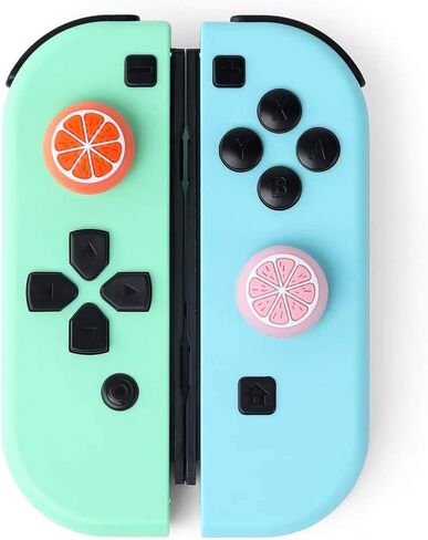 Lemon Joystick Thumb Grips Cover Stick Thumbstick Caps for Nintendo Switch NS Nitendo Switch Lite NS JoyCon 4PCS (2 Pink 2 Yellow) in Kuwait