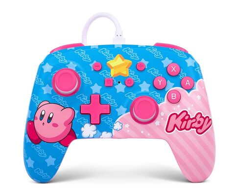 وحدة التحكم السلكية المحسنة PowerA لجهاز Nintendo Switch - Kirby (متجددة) in Kuwait