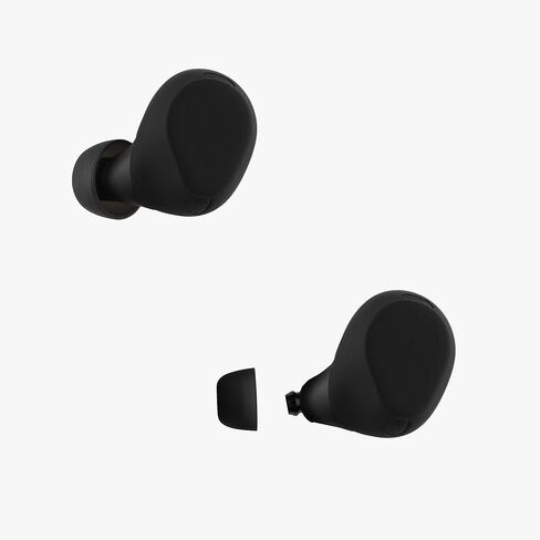أطراف أذن بديلة 6X من kwmobile متوافقة مع Jabra Elite 8 Active - أطراف سيليكون لسماعات الأذن - أسود in Kuwait