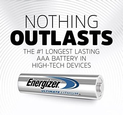 Energizer Ultimate Lithium Battery AA and AAA Variety Pack, 4 Double A and 4 Triple A Batteries (8 Count) in Kuwait