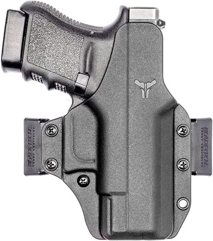 Glock 29/30 OWB Holster - صنع في الولايات المتحدة الأمريكية - يناسب Glock 29 & Glock 30 - حافظة Total Eclipse OWB - حمل حزام الخصر الخارجي (يمكن استخدامه بكلتا اليدين) - بواسطة Blade-Tech Holsters in Kuwait