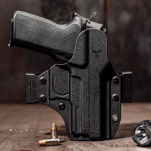 Glock 29/30 OWB Holster - صنع في الولايات المتحدة الأمريكية - يناسب Glock 29 & Glock 30 - حافظة Total Eclipse OWB - حمل حزام الخصر الخارجي (يمكن استخدامه بكلتا اليدين) - بواسطة Blade-Tech Holsters in Kuwait