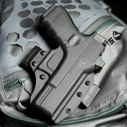Glock 29/30 OWB Holster - صنع في الولايات المتحدة الأمريكية - يناسب Glock 29 & Glock 30 - حافظة Total Eclipse OWB - حمل حزام الخصر الخارجي (يمكن استخدامه بكلتا اليدين) - بواسطة Blade-Tech Holsters in Kuwait