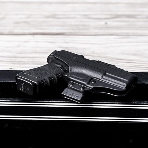 Glock 29/30 OWB Holster - صنع في الولايات المتحدة الأمريكية - يناسب Glock 29 & Glock 30 - حافظة Total Eclipse OWB - حمل حزام الخصر الخارجي (يمكن استخدامه بكلتا اليدين) - بواسطة Blade-Tech Holsters in Kuwait