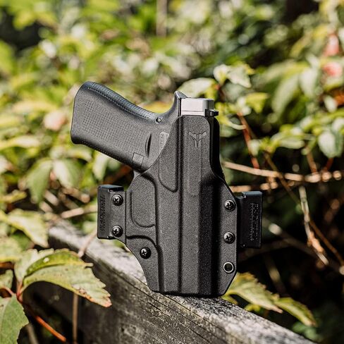 Glock 29/30 OWB Holster - صنع في الولايات المتحدة الأمريكية - يناسب Glock 29 & Glock 30 - حافظة Total Eclipse OWB - حمل حزام الخصر الخارجي (يمكن استخدامه بكلتا اليدين) - بواسطة Blade-Tech Holsters in Kuwait