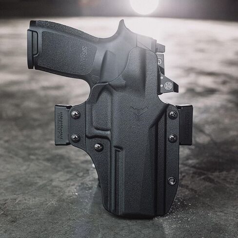 Glock 29/30 OWB Holster - صنع في الولايات المتحدة الأمريكية - يناسب Glock 29 & Glock 30 - حافظة Total Eclipse OWB - حمل حزام الخصر الخارجي (يمكن استخدامه بكلتا اليدين) - بواسطة Blade-Tech Holsters in Kuwait