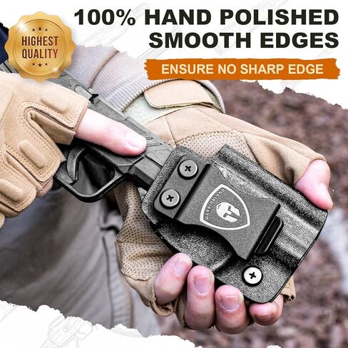 WARRIORLAND Ruger LCP MAX Holster: IWB Kydex Appendix Carry, Adj. Retention & Cant, Right/Left Hand Optional in Kuwait