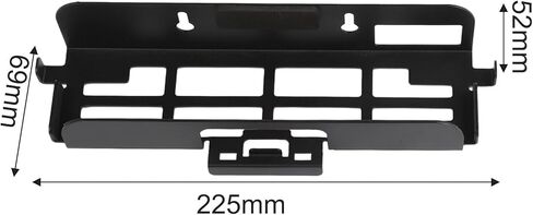 Metal Wall Mount for Switch 2 Console and Controllers, 8.9 x 2.7 x 2.0 Inches Space Saving Design with Enhanced Heat Dissipation, Easy Install Gaming Stand Holder, Black in Kuwait