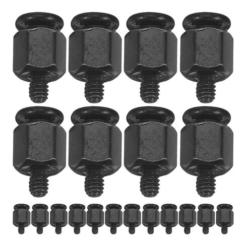 Zerodeko 20pcs M.2 SSD Fixing Screws for PC Motherboard Laptop Case Screws Compatible with Asus Black Steel for Desktop DIY Computer Assembly in Kuwait