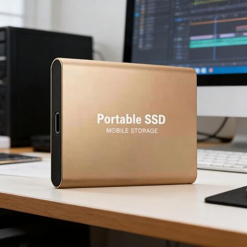 Compact External Hard Drive USB3.0 Metal Construction Multiple Capacities for Storage and Backup in Kuwait