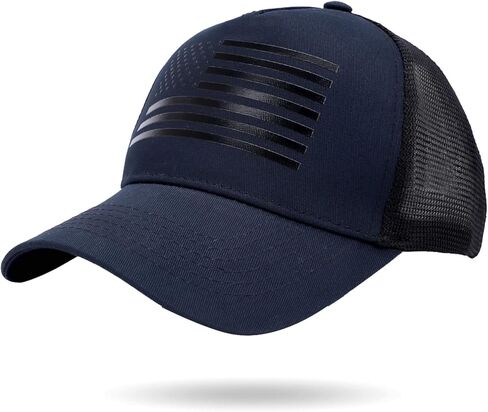 قبعات سائقي الشاحنات ذات العلم الأمريكي، قبعة بيسبول Snapback USA للرجال والنساء قابلة للتنفس من الجانب الشبكي وقابلة للتعديل لتناسب الملابس الكاجوال in Kuwait