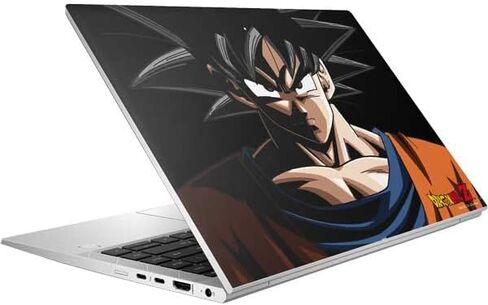 ملصق Skinit للكمبيوتر المحمول متوافق مع HP Elitebook 840 G7 - تصميم صورة Dragon Ball Z Goku المرخص رسميًا in Kuwait