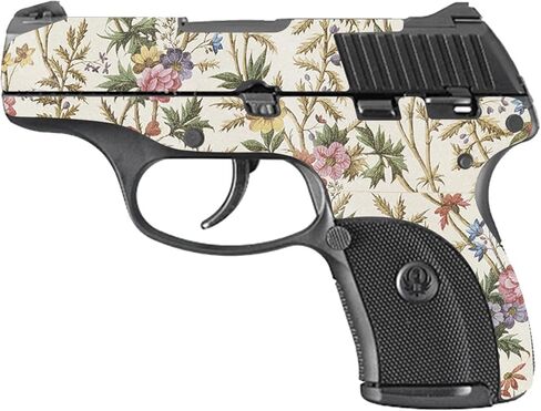 MightySkins Glossy Glitter Skin Compatible with Ruger LC9 9mm 3.12 Barrel - Seaweed | Protective Durable High-Gloss Glitter Finish | Easy to Apply, Remove, and Change Styles | Made in The USA in Kuwait
