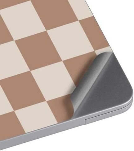Skinit Laptop Decal Skin Compatible with MacBook Air 13.6in M2 (2022) - Officially Licensed Originally Designed Neutral Checkered Design in Kuwait