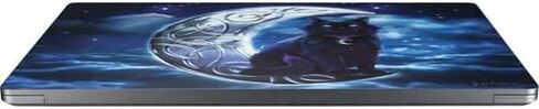 Skinit Laptop Decal Skin Compatible with Universal Laptop 14in (11.4 x 8.2in) - Tate and Co. Celtic Black Cat Design in Kuwait