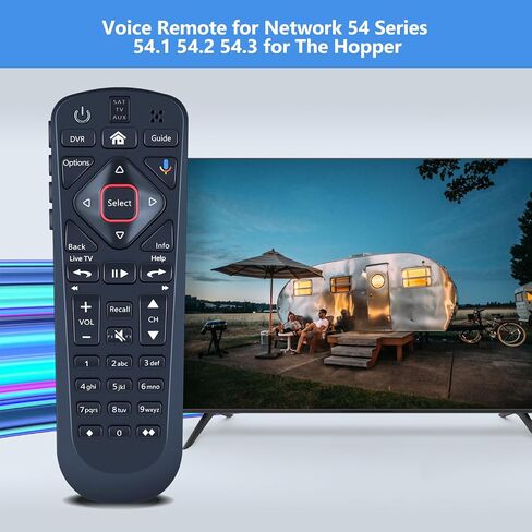 PZL Voice Replacement for Dish Upgraded Network 54 Series 54.1 54.2 54.3 Remote Control for The Hopper in Kuwait