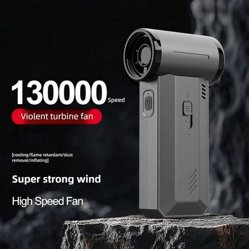 Electric Air Duster, 130000RPM Powerful High Speed Rechargeable Compressed Air Duster, Cordless Blower with 4000mAh Battery, for Computer, Keyboard, Car & Outdoor in Kuwait